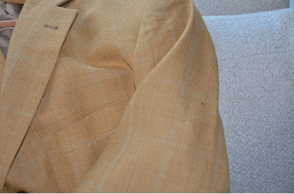 Vintage Larusso ullarjakki – 100% ull – stærð XL / 42–44 - 8