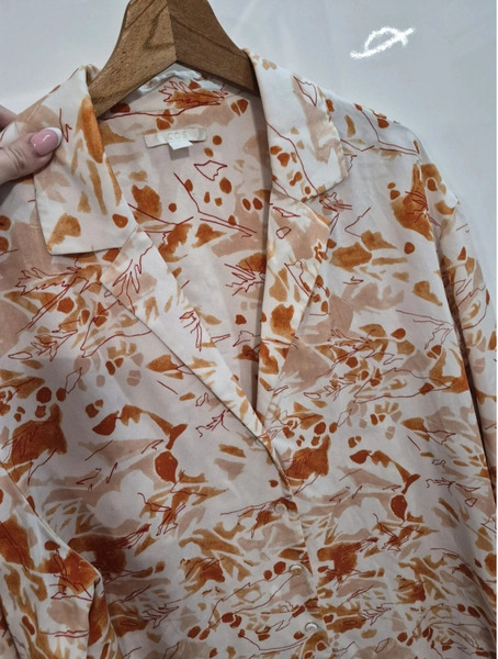COS Oversize Lyocell Skyrta – Stærð M (oversize snið) - 7