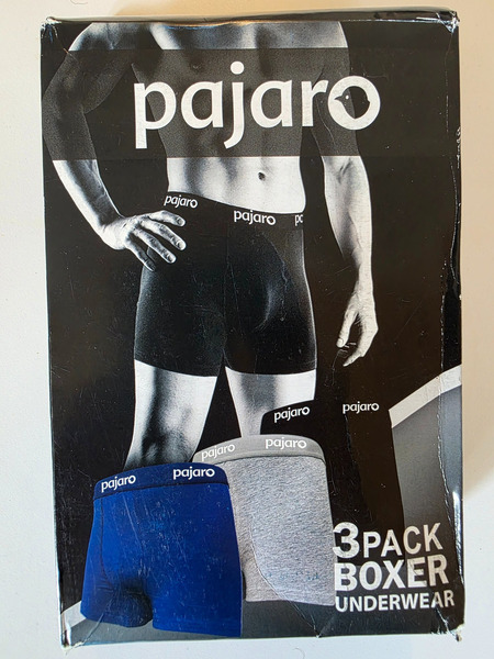 Pajaro boxer nærbuxur 3-pack – stærð XXL