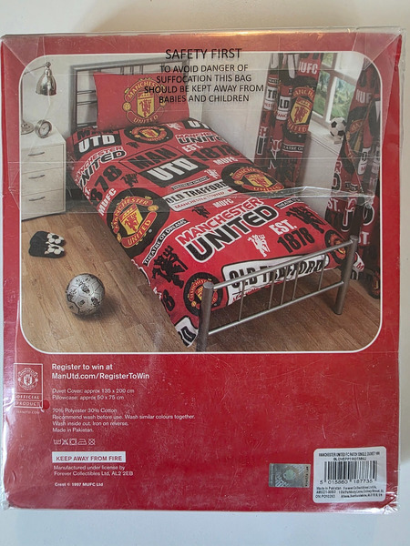 Manchester United rúmfatasett – Opinber vara – Nýtt í umbúðum - 4