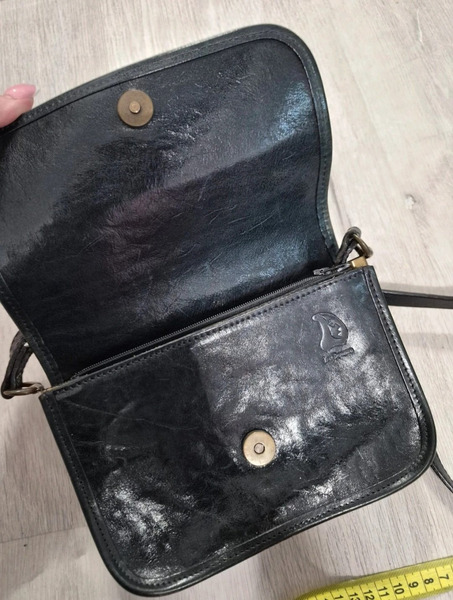 La Donna leðurtaska – klassísk crossbody taska - 5