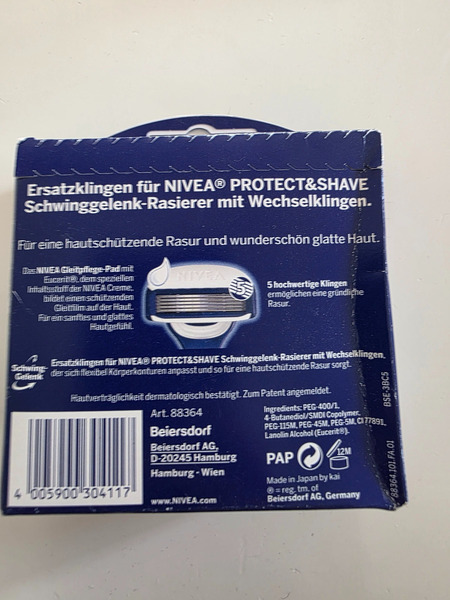 NIVEA Protect & Shave rakvélarblöð – 3 stk - 2