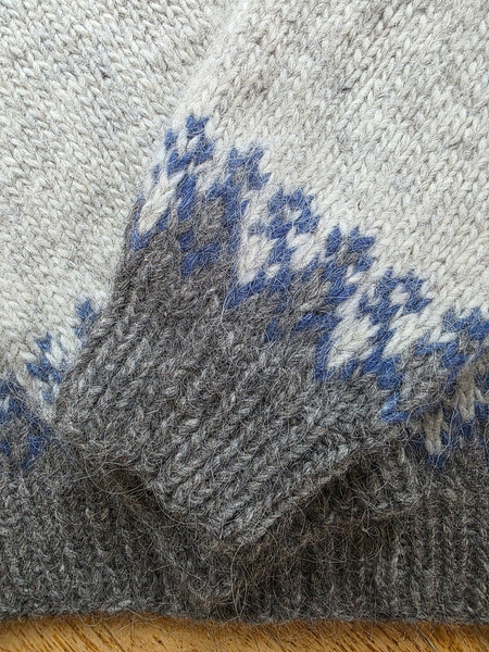 Ný lopapeysa úr ekta íslenskri lopi – XL - 3