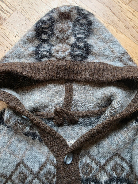 Vík Wool lopapeysa með hettu S - 3