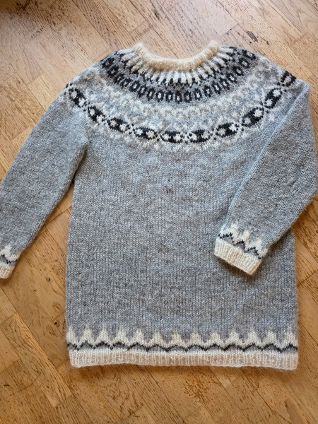Handprjónuð lopapeysa XL/XXL