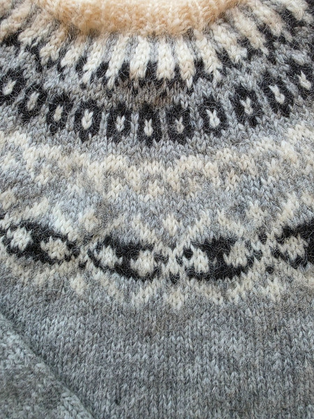 Handprjónuð lopapeysa XL/XXL - 2