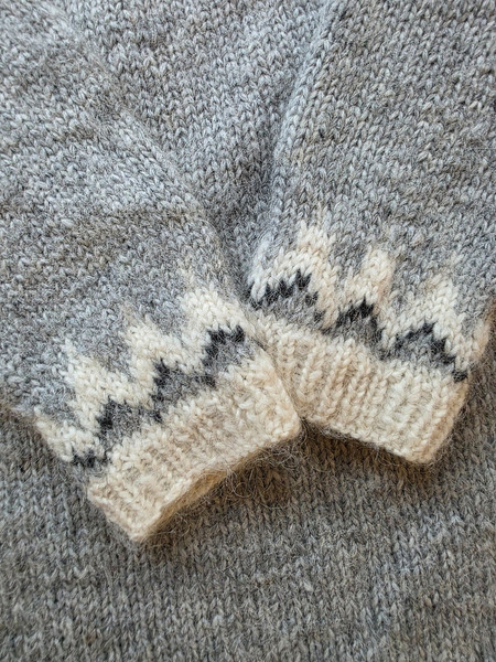 Handprjónuð lopapeysa XL/XXL - 3