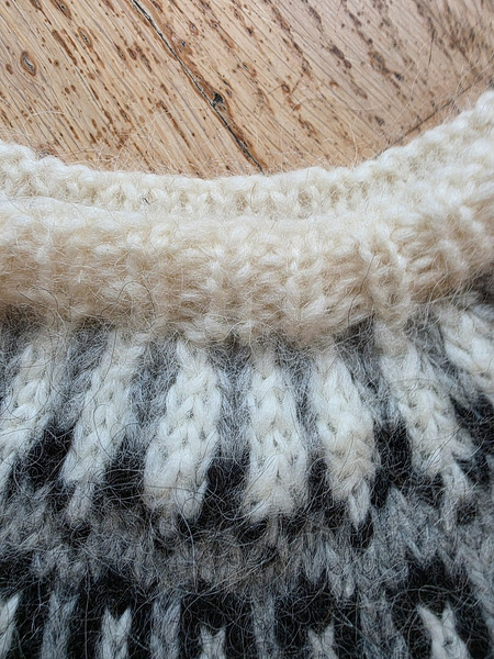 Handprjónuð lopapeysa XL/XXL - 5