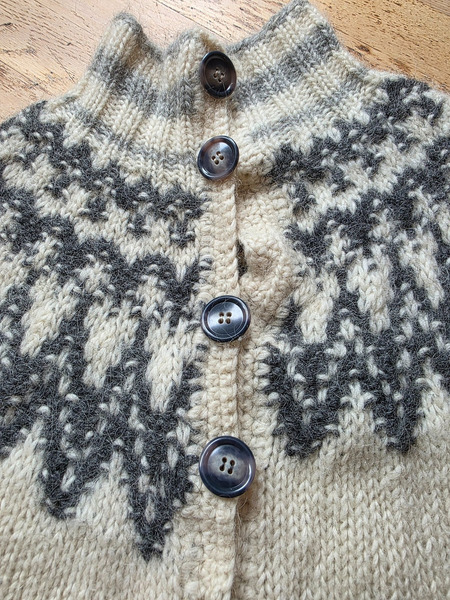 Farmers Market Iceland Wool Cardigan S - 2