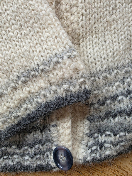 Farmers Market Iceland Wool Cardigan S - 3