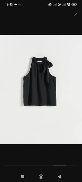 Black Halter Neck Blouse